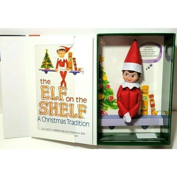 Elf On The Shelf A Christmas Tradition Girl Doll Blue Eyes Light Tone - Picture 1 of 12
